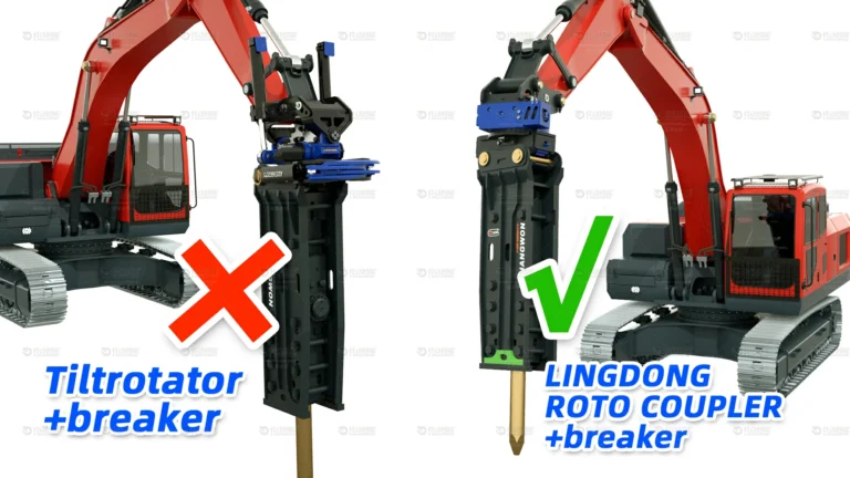 lingdong-Rotating-Quick-Coupler-vs-tiltrotator
