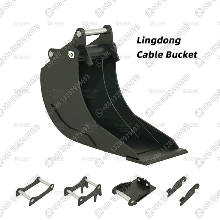 首页china-Lingdong-Tiltrotator-New-Cable-Bucket-Narrow-Bucket-Digging-for-Underground-Work